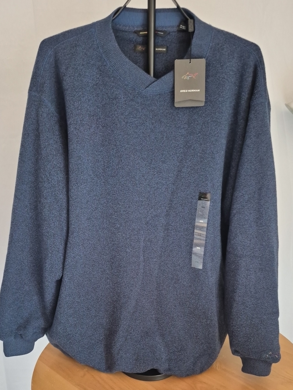 Greg Norman Collection Men's Dark Navy V-Neck Sweater
